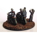 German motorcycle figurine wwii 1/72 | Scientific-MHD