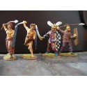 Gallic 1/32 war band figurine | Scientific-MHD