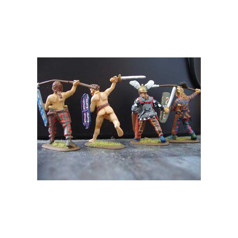 Figurine BANDES DE GUERRE GALLIC 1/32 Figurine BANDES DE GUERRE GALLIC 1/32