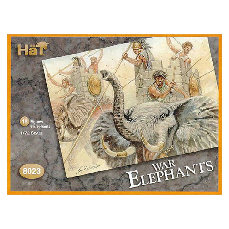 Figurine ELEPHANTS DE GUERRE 1/72