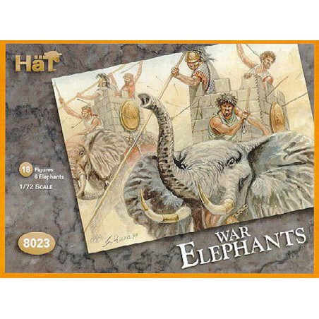 Figurine ELEPHANTS DE GUERRE 1/72