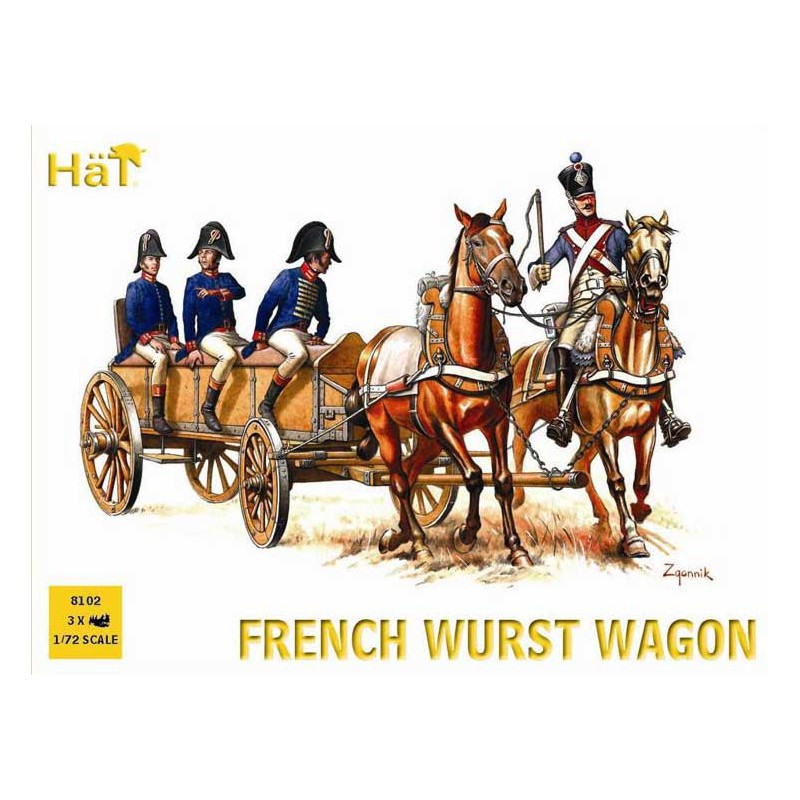Figurine French Wurst Wagon 1/72