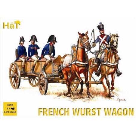 Figurine French Wurst Wagon 1/72