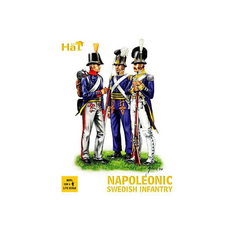 Figurine INFANTERIE SUEDOISE NAPOL 1/72