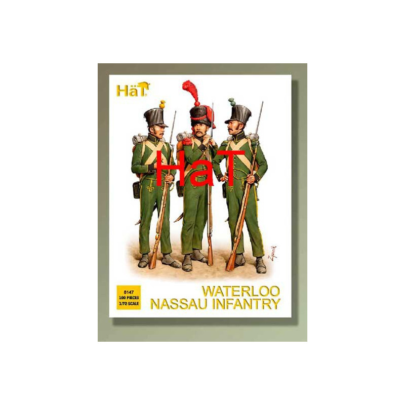 Figurine Ligne Inf. Nassau Waterloo1/72