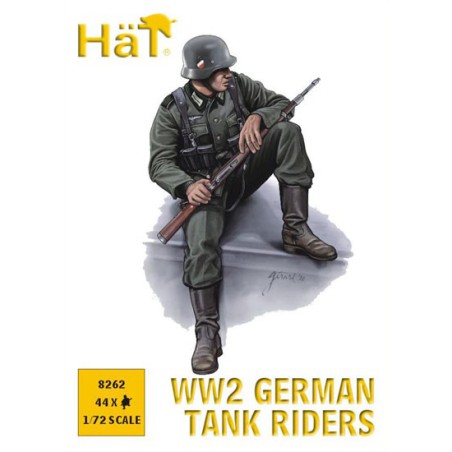 Figurine Equipage Tank Allemand WW21/72