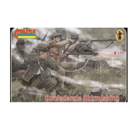 Figurine Confederates Skirmishing