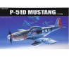 Maquette d'avion en plastique P-51D Mustang 1/72