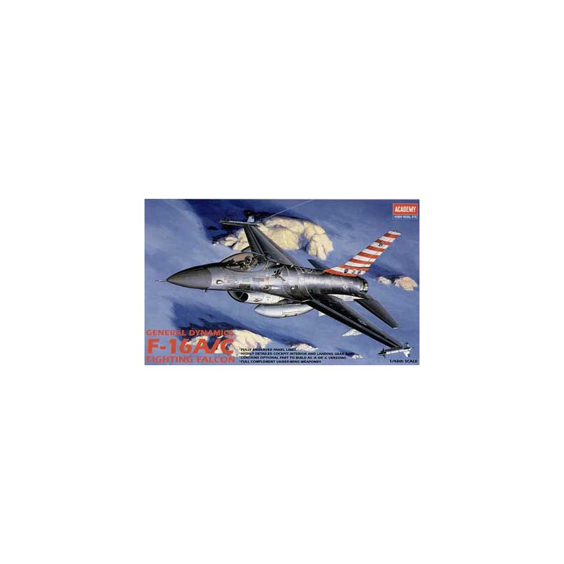 Maquette d'avion en plastique F-16A/C F. Falcon 1/48
