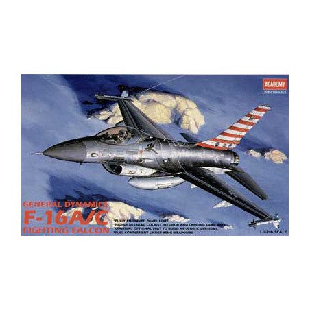 Maquette d'avion en plastique F-16A/C F. Falcon 1/48