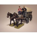 Figurine Colonial Service Wagon 1/72