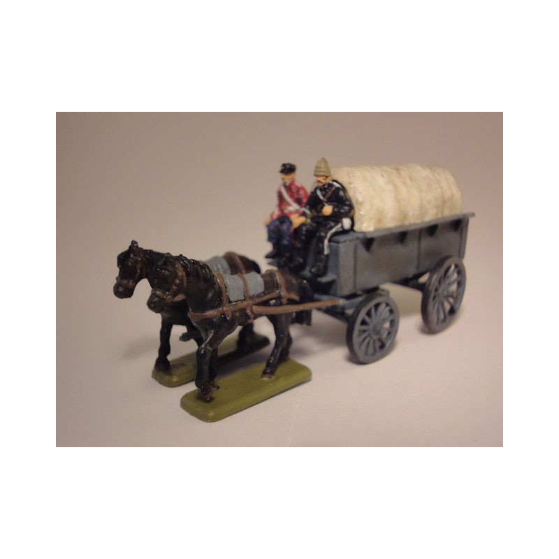 Figurine Colonial Service Wagon 1/72