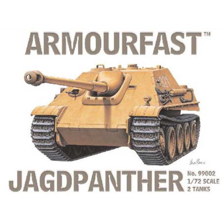 Jagdpanther -Tank -Kunststoff -Tankmodell (2pcs) 1/72 | Scientific-MHD