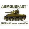 Sherman M4 A3 105 mm (2p) 1/72 Kunststofftankmodell | Scientific-MHD