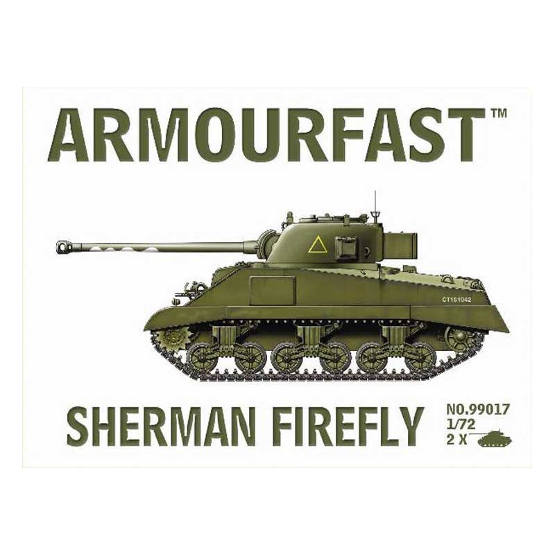 Maquette de Char en plastique SHERMAN FIREFLY (2pcs)1/72