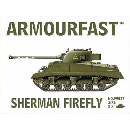 Maquette de Char en plastique SHERMAN FIREFLY (2pcs)1/72