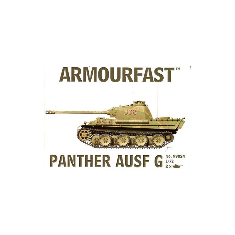 Maquette de Char en plastique PANTHER AUSF G 1/72