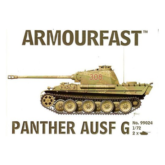 Maquette de Char en plastique PANTHER AUSF G 1/72