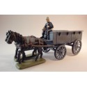 Figurine Colonial Service Wagon 1/72