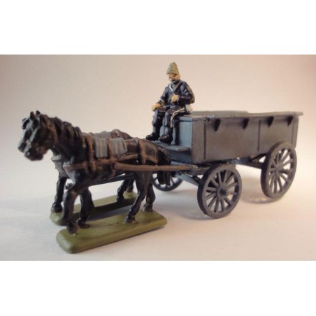 Figurine Colonial Service Wagon 1/72