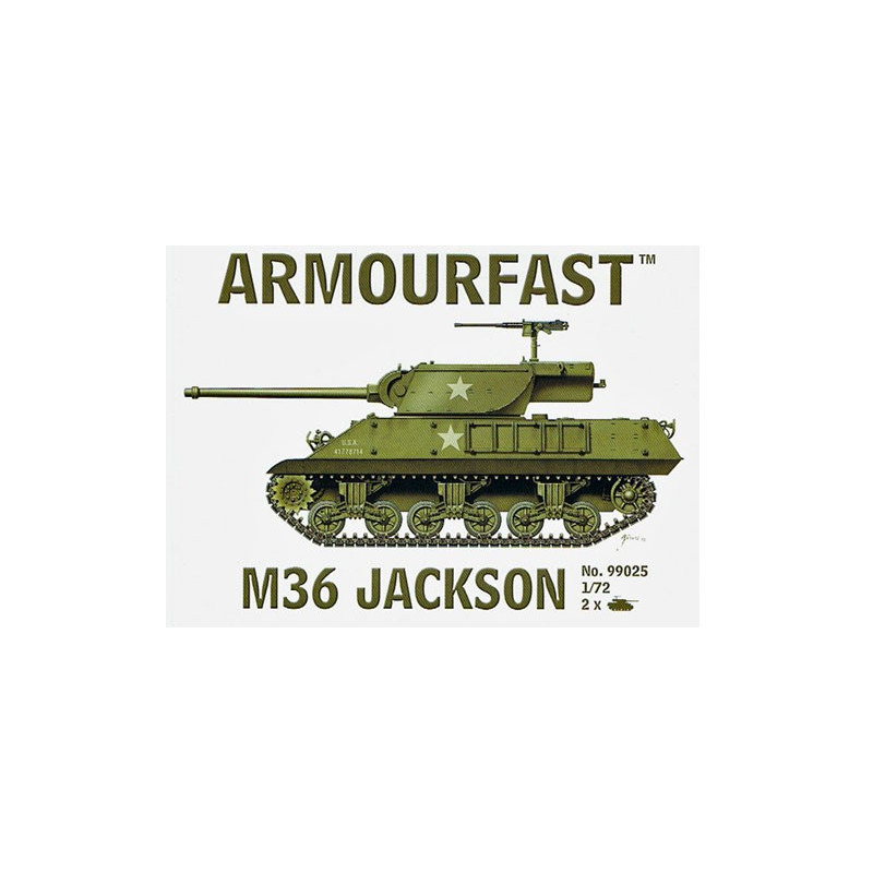 Maquette de Char en plastique M36 JACKSON 1/72