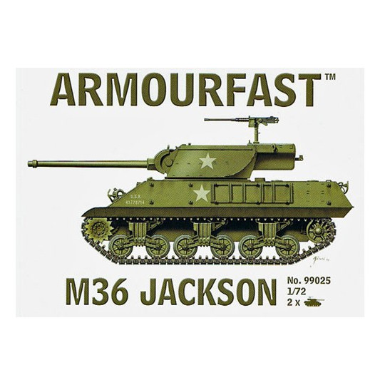Maquette de Char en plastique M36 JACKSON 1/72