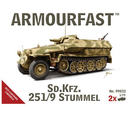 Maquette de Char en plastique SD.KFZ.251/9 Stummel 1/72