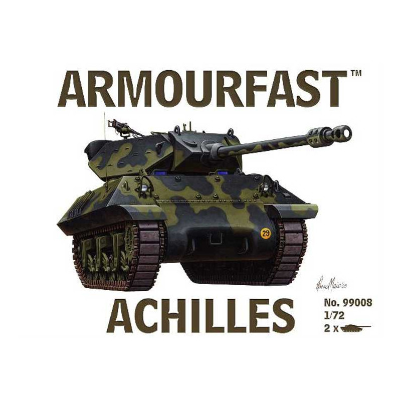 Maquette de Char en plastique TANK ACHILLES (2pcs) 1/72