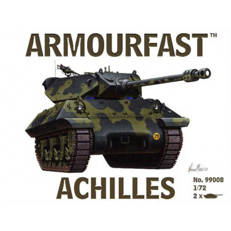 Maquette de Char en plastique TANK ACHILLES (2pcs) 1/72