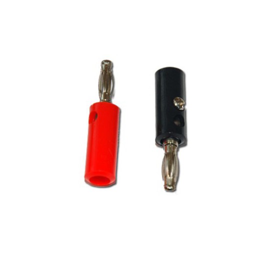 Chargeur pour accu pour appareil radiocommandé Fiches bananes Rouge + Noire (1 paire) Chargeur pour accu pour appareil radiocommandé Fiches bananes Rouge + Noire (1 paire)