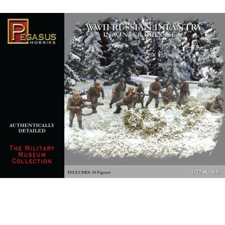 Figurine Infanterie Russe Habits hiver 1/72