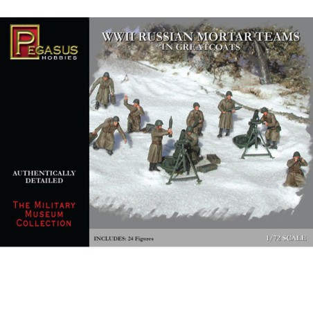 Figurine Mortiers Russes en Greatcoats 1/72