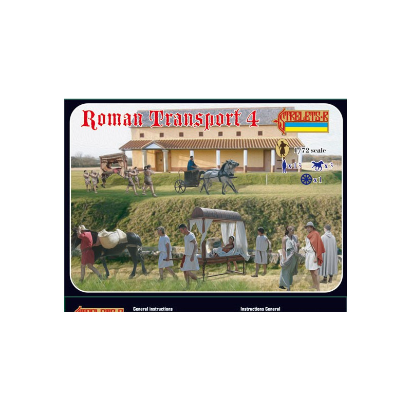 Figurine Transport Romain N°4 1/72