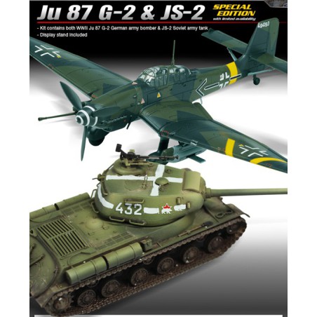 Plastic plane model Ju 87b-2 + JS-2 1/72 | Scientific-MHD