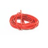 Chargeur pour accu pour appareil radiocommandé Fil silicone AWG8 8.3mm2 Rouge longueur 5m