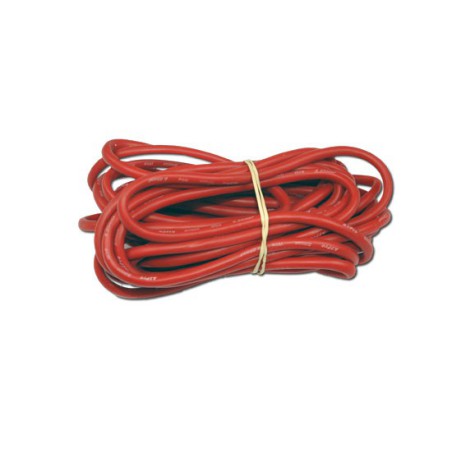 Chargeur pour accu pour appareil radiocommandé Fil silicone AWG9 6.63mm2 Rouge Longueur 5m