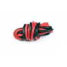Charger for accusation for radio -controlled device silicone wire AWG12 3.58mm2 red+black length 1m | Scientific-MHD