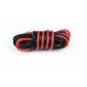 Chargeur pour accu pour appareil radiocommandé Fils silicone AWG18 0.81mm2 Rouge+Noir Longueur 1m