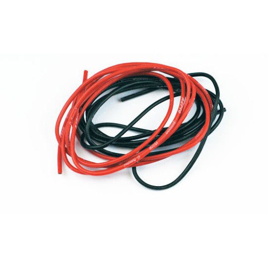 Chargeur pour accu pour appareil radiocommandé Fils silicone AWG20 0.50mm2 Rouge+Noir Longueur 1m Chargeur pour accu pour appareil radiocommandé Fils silicone AWG20 0.50mm2 Rouge+Noir Longueur 1m