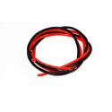 Chargeur pour accu pour appareil radiocommandé Fils silicone AWG8 8.3mm2 Rouge+Noir Longueur 1m