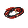 Chargeur pour accu pour appareil radiocommandé Fils silicone AWG9 6.63mm2 Rouge+Noir Longueur 1m