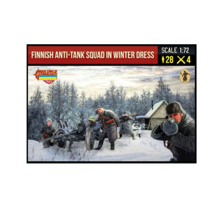 Anti-Tank Squad Winter 1/72 Finnish figurine | Scientific-MHD
