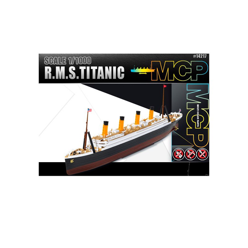 Maquette de Bateau en plastique RMS TITANIC 1/1000 Maquette de Bateau en plastique RMS TITANIC 1/1000