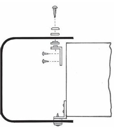 Accessoire embarqué FIXATION DE CAPOT MOTEUR 15cc et Plus