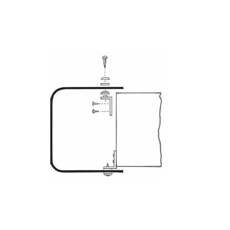 Accessoire embarqué FIXATION DE CAPOT MOTEUR 3.5 / 15cc