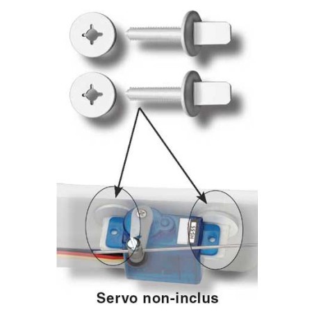 Embedded accessory Fixings for micro servos | Scientific-MHD