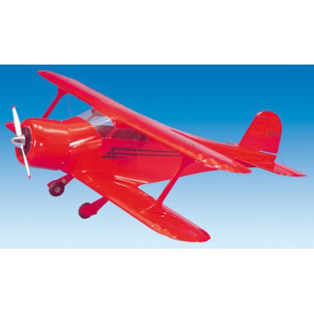 Staggerwing Red Radio Airplane | Scientific-MHD