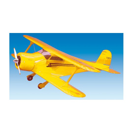 Avion thermique radiocommandé STAGGERWING JAUNE