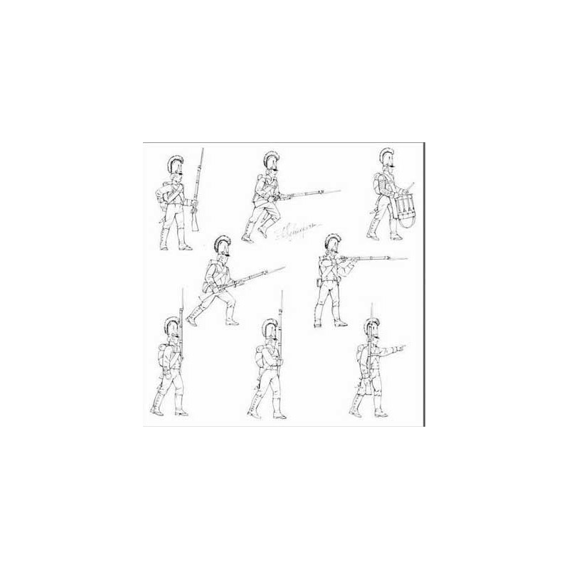 Figurine FUSILLIERS BAVAROIS 1/72
