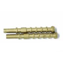 Brass barrel boat fittings in brass4x35mm (2pcs) | Scientific-MHD